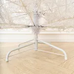 Искусственная белая елка с гирляндой встроенной «Normandia» Нормандия (коралловые ветки) от 2,1 м до 2,4 м