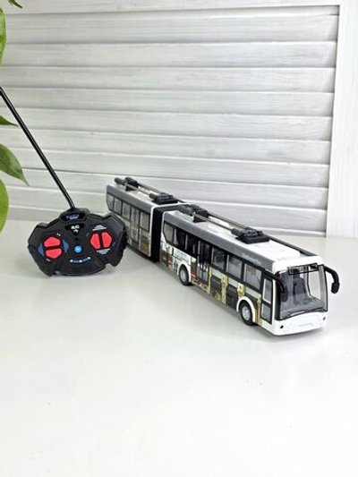 Машинка Троллейбус на радиоуправлении белый (201318902)