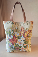 Гобеленовая сумка Солнечные бабочки (39х39х12)