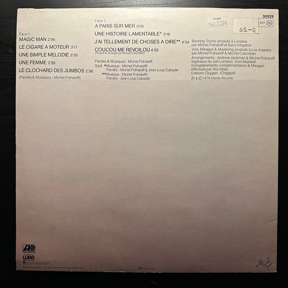 Michel Polnareff - Coucou Me Revoilou (Франция 1978г.)