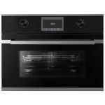 Компактный духовой шкаф с микроволнами Kuppersbusch CBM 6330.0 S3 Silver Chrome