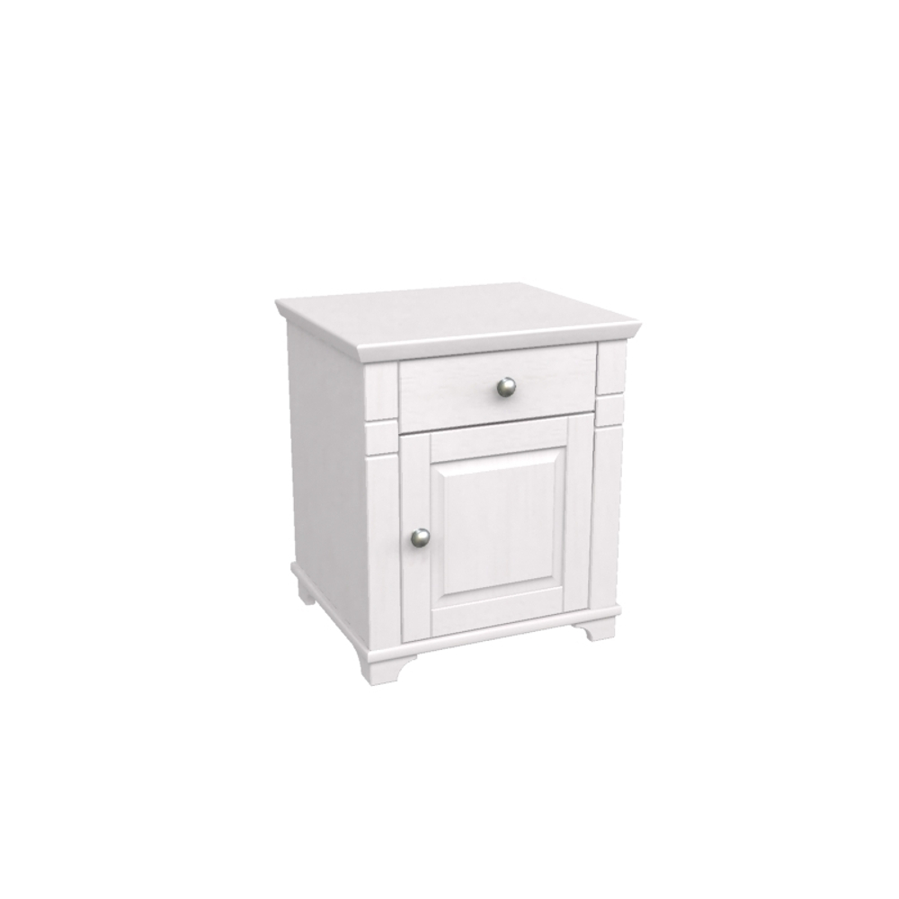 Тумба прикроватная «Бейли» белый воск