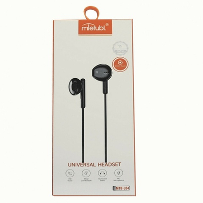 Гарнитура Mietubl MTB-L04, вкладыши, разъем Jack, кабель 1.2 м Black
