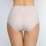 Трусы с завышенной линией талии и низким вырезом по линии бедер (Размер: 58) (Цвет: серый)