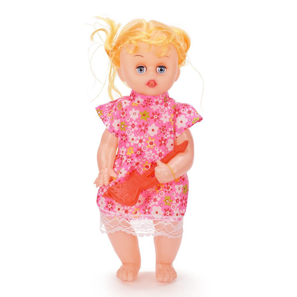 Коляска для куклы металл. сидячая с пупсом, пакет CS7877-2