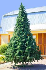 Уличная елка ствольная "Альпийская сосна" (леска) 15 м