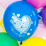 Шар (12"/30 см) Поп ит, Pop it, Ассорти, пастель, 2 ст 25 шт.