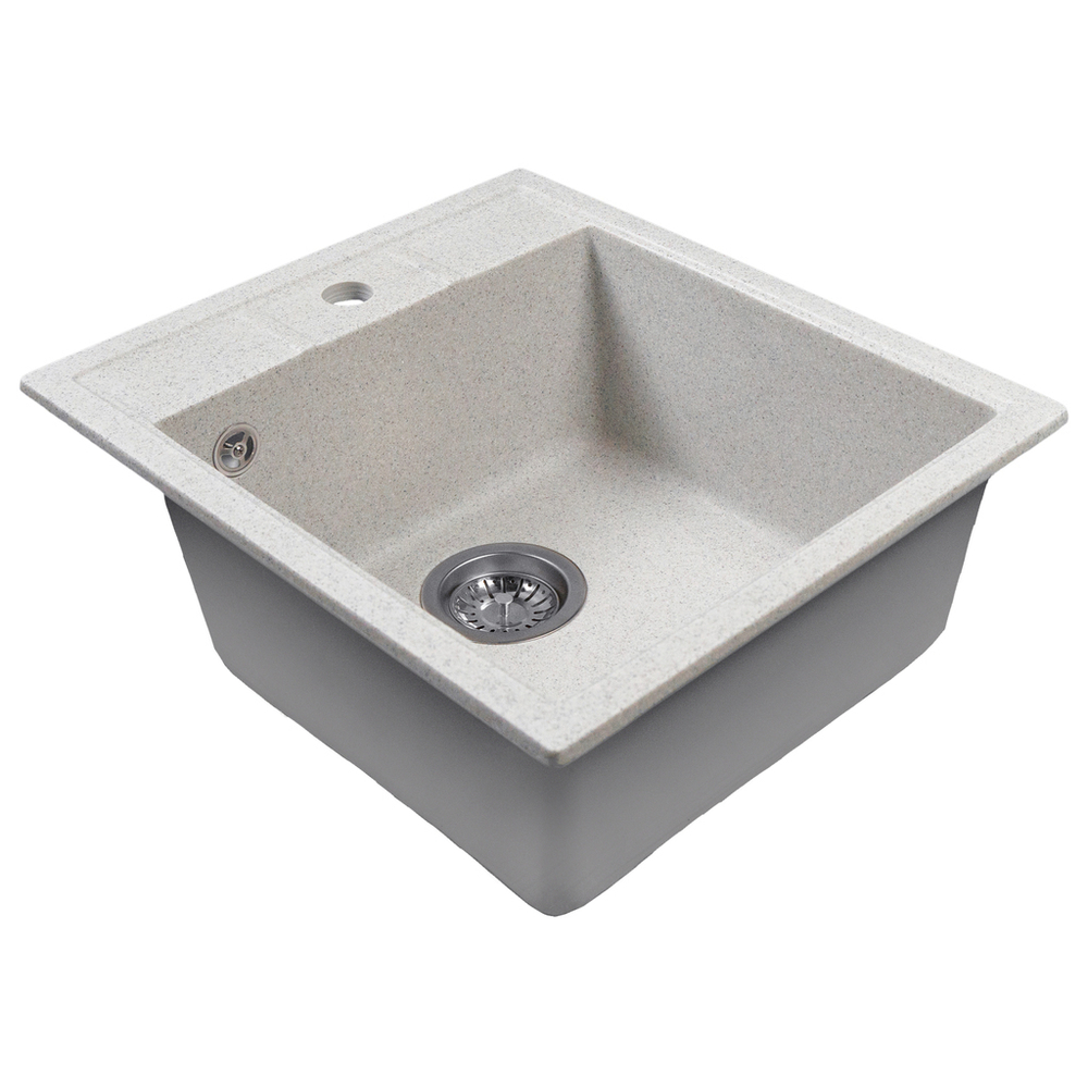 Мойка ML-GMS110 СТАНДАРТ прямоугольная, серый (310), 497*440*175мм