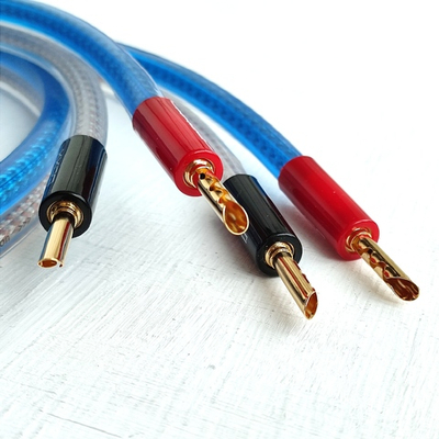 DAXX S90 Акустический кабель 10AWG (5.3мм.кв.) гибридный: медь + посеребренная медь -готовая пара-