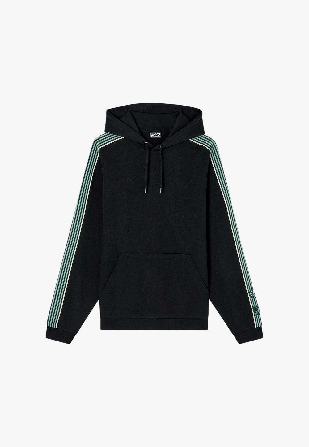 EA7 Emporio Armani Толстовка с капюшоном - Чёрный