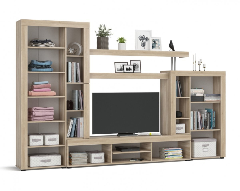 Стенка Монтана сонома, белый