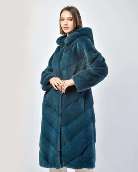 Шуба из меха норки