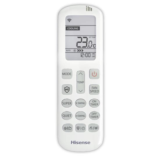 Мульти сплит-система Hisense на 2 комнаты (25+25 кв.м.) PREMIUM DESIGN R32
