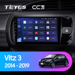 Teyes CC3 9" для Toyota Vitz 2014-2019 (прав)