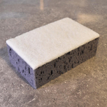 Губка автомобильная с абразивным слоем