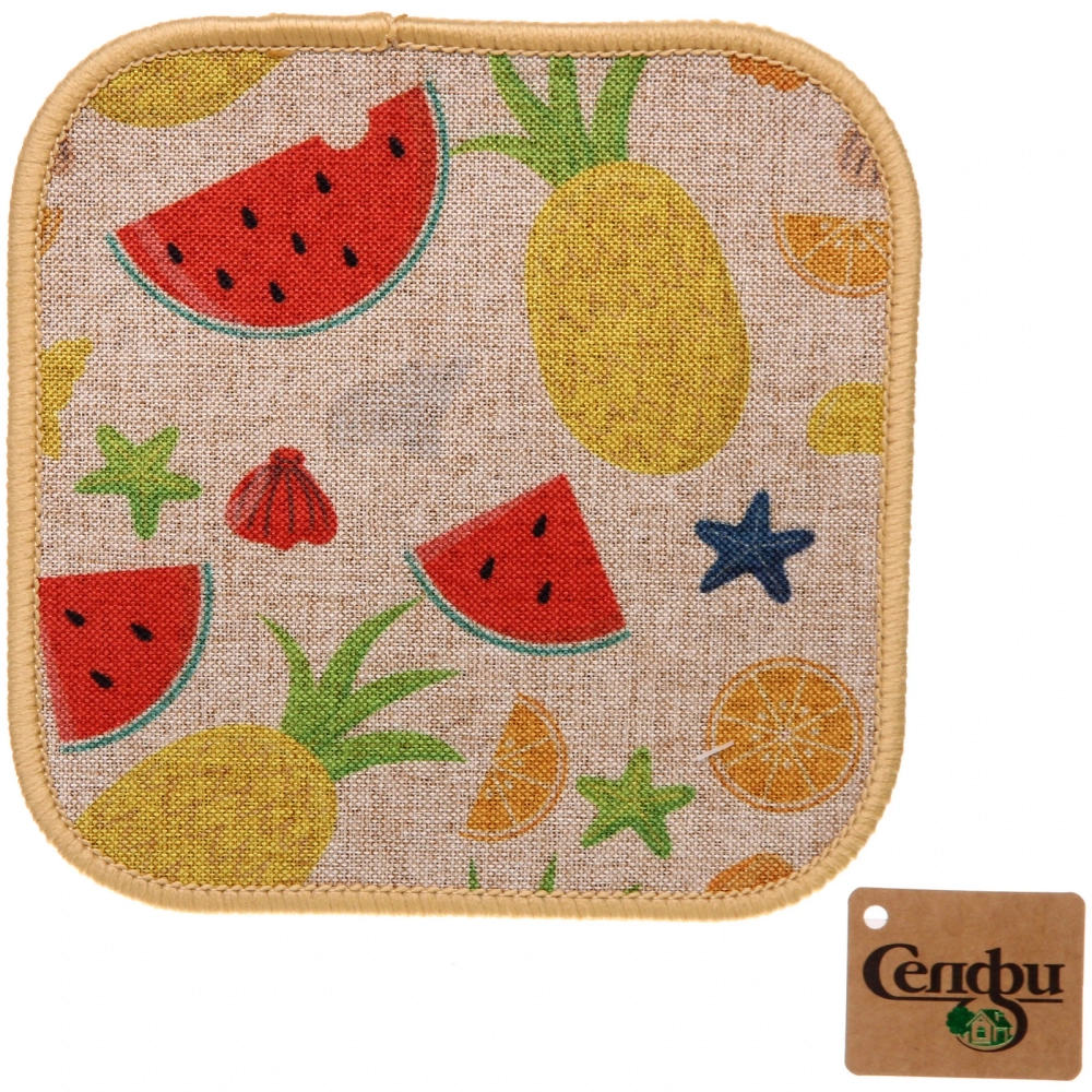 Подставка под горячее 18*18см «Фрукты»