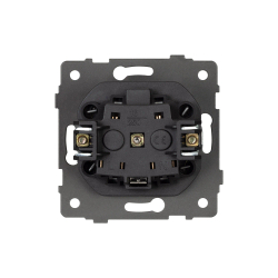Механизм электрической розетки SCT-MEU1-PL-WH-V (250V, 16A) (Arlight, -) 049814