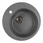 Мойкa ML-GMS102 СТАНДАРТ круглая, темно-серый (309), 500 мм (глуб. чаши 170)