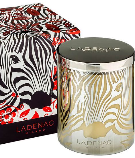 Zebra, свеча Africa collection, Ladenac Milano