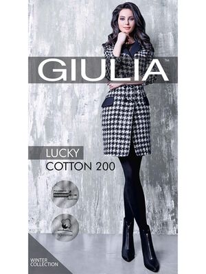 Колготки с хлопком Lucky Cotton 200 Giulia