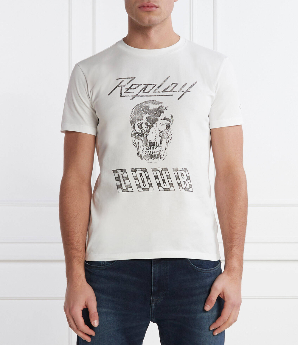 Футболка Replay - белый(M6761 .000.23608P)