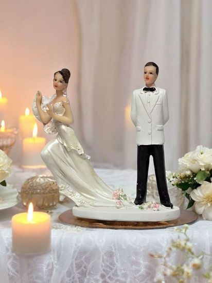 Свадебные фигурки "Жених и невеста" на торт