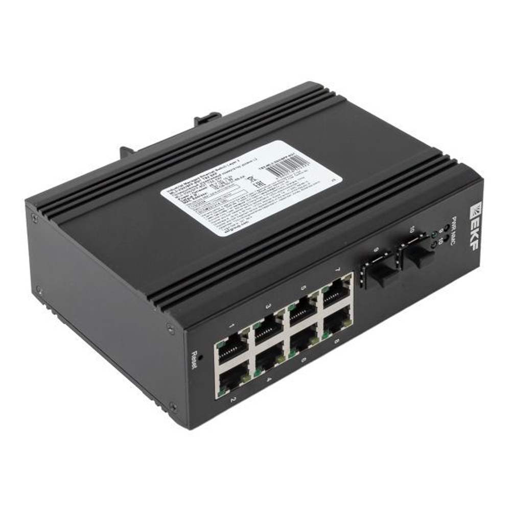 Коммутатор промышленный управляемый EKF TSX-ML2-2GX/SFP-8GT
