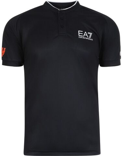 Мужское поло теннисное EA7 Man Jersey Jumper - night blue
