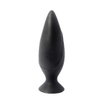 Черная большая анальная пробка Mojo Spades Large Butt Plug - 12 см. (Цвет: черный)