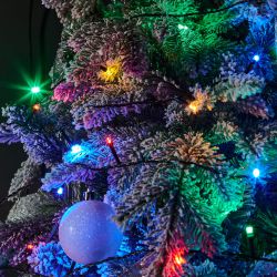 ULD-S0500-050-DGA MULTI IP20 Гирлянда светодиодная. 5м. 50 светодиодов. Разноцветный свет. Провод зеленый. ТМ Uniel