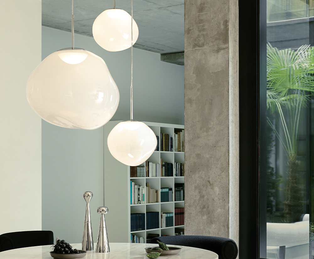 Подвесной светильник Melt Opal/Silver Led