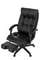 Кресло руководителя Бюрократ CH-824MSG-BF черный эко.кожа/ткань крестов. пластик подст.для ног