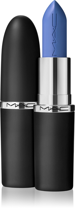 MAC Cosmetics MACximal Sleek Satin Lipstick - Кремовая помада увлажняющая оттенок Tilted Denim, 3 g