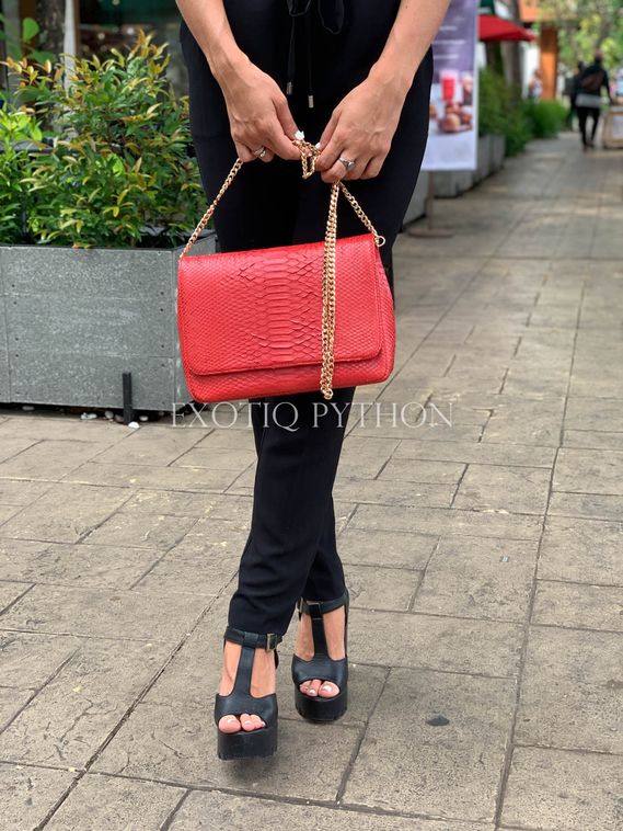 Сумка из кожи питона BG-461