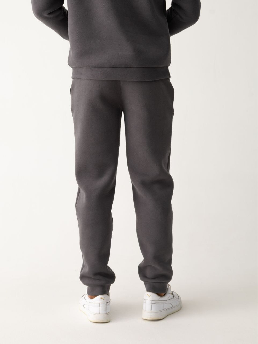 Брюки спортивные мужские теплые. Графит