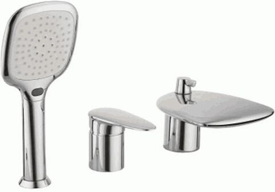 смеситель ванна LEMARK Status картридж 40мм, встраиваемый на 3 отверстия,LM4445C