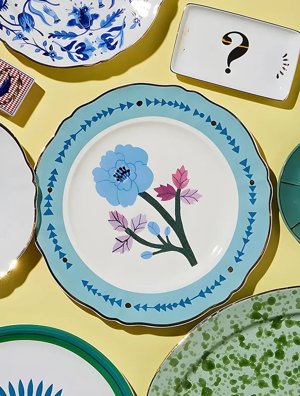 Блюдо круглое Bitossi Home Botanica Blue (32.5 см)