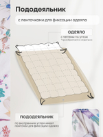 Комплект постельного белья Сатин Премиум на резинке CPAR007