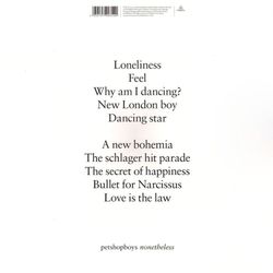 Pet Shop Boys. Nonetheless (LP) Новая запечатанная виниловая пластинка