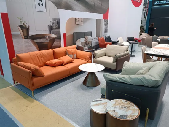 Журнальный столик Verdo Ø70х46 см, белая керамика