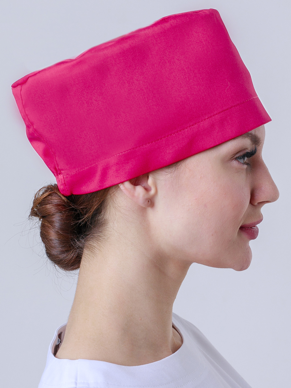 Колпак К-117 медицинский красный цвет MediS.moda