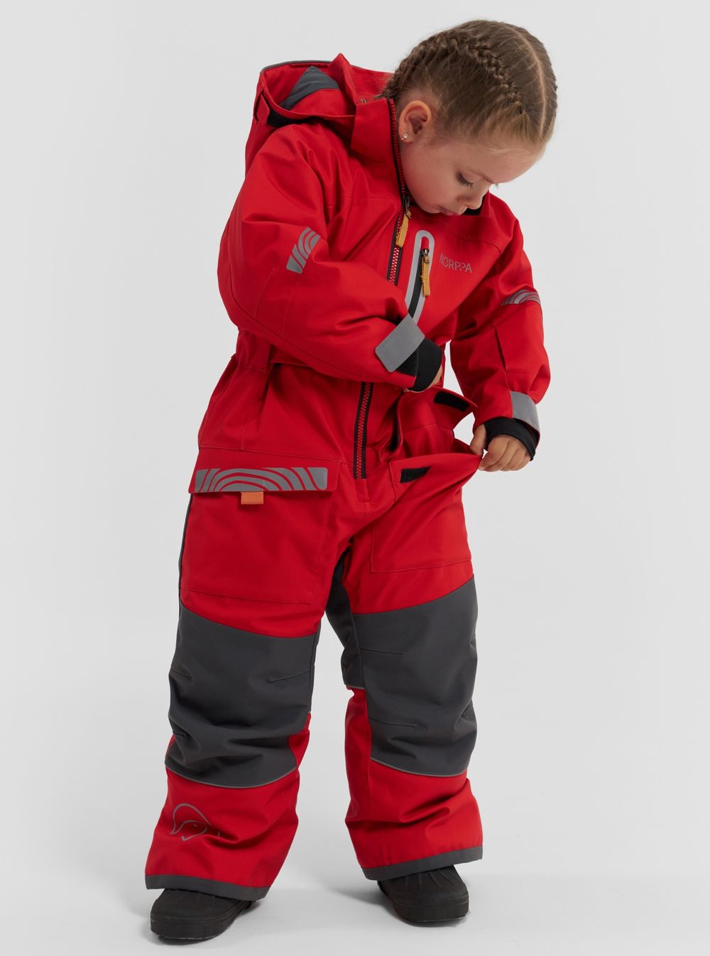 Комбинезон детский VILGA NORPPA красный уголь
