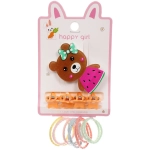 Аксессуары для волос детские «БАМБИ БУМ», Мишка Лапка, 11*7см (4 краба, зажим и 10 резинок)