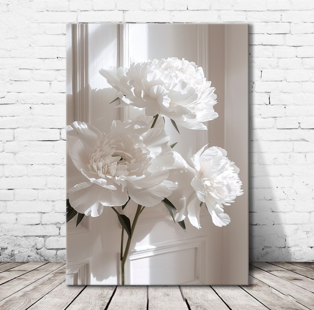 Белые пионы