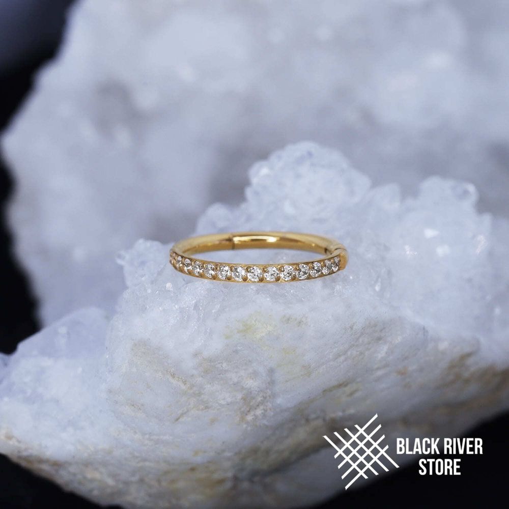 Кликер Twilight Crystal PVD Yellow 1.0мм