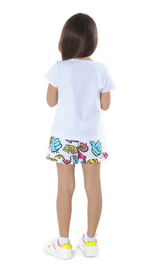 Шорты трикотажные для девочки 2-8 лет Fleur de Vie