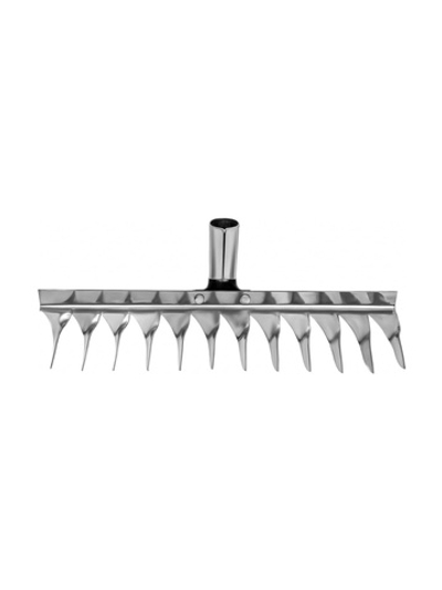 Витые стальные грабли Gigant без черенка, 12 зубьев RGI-07