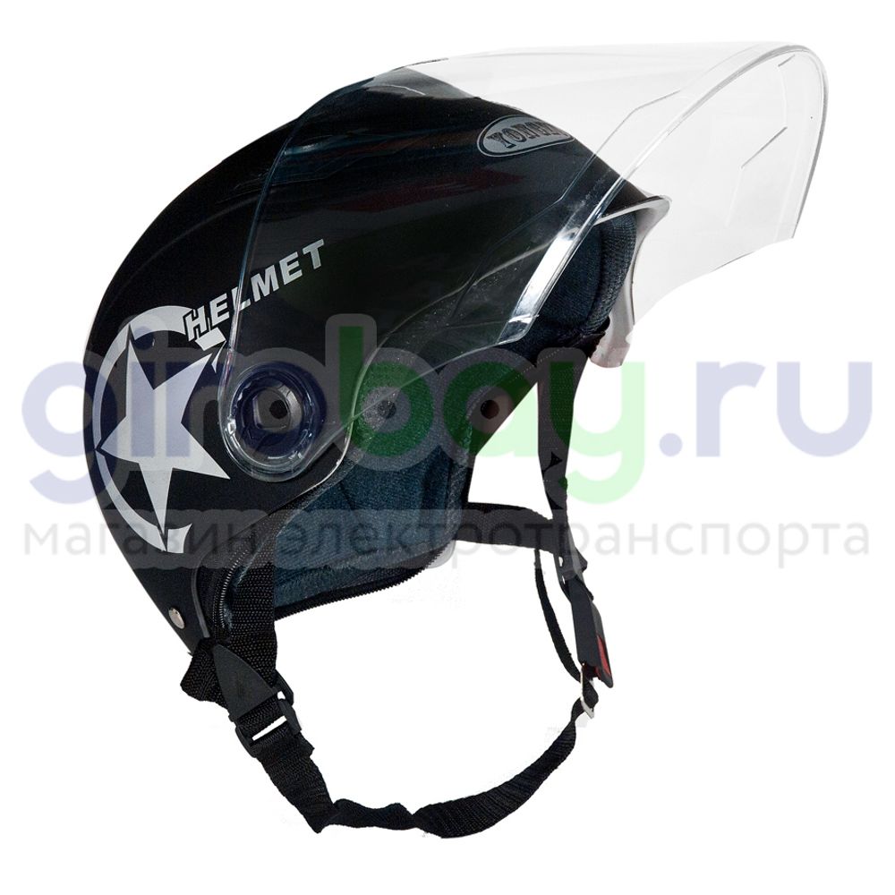 Шлем открытый Helmet NEW (Черный) фото 5 Шлем открытый Helmet NEW (Черный) фото 5 фото №7