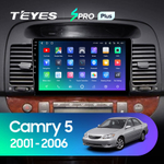 Teyes SPRO Plus 9" для Toyota Camry 5 2001-2006