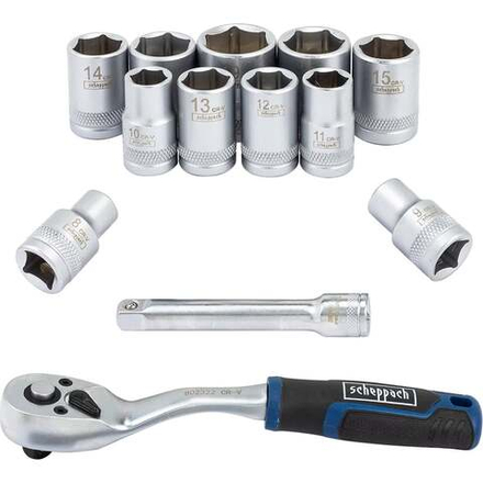 Набор инструментов Scheppach 13 предметов, 3/8 Sch-3132-5MSA(64716)